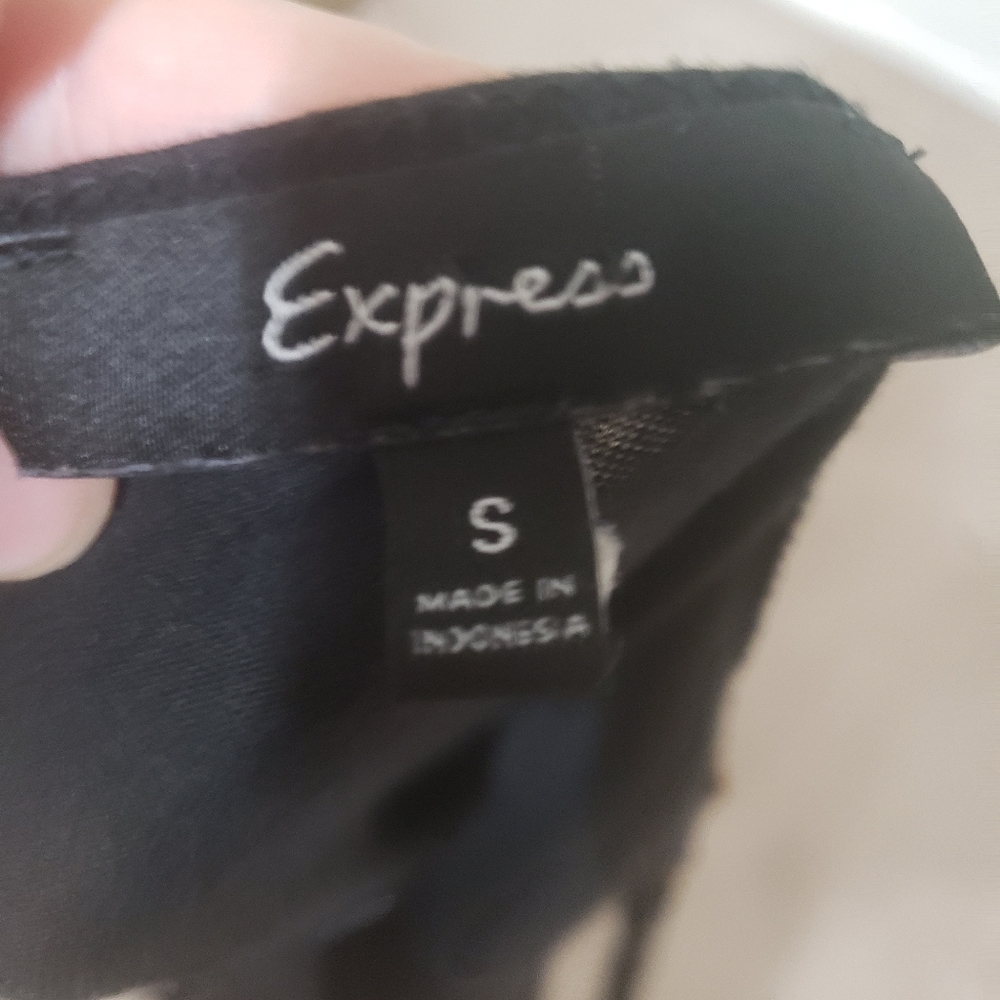 Express S Adjustable Spaghettistrap Metallic Bead… - image 6